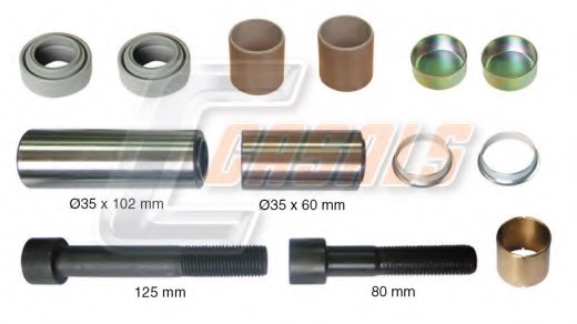 CASALS MD525 Repair Kit, brake caliper